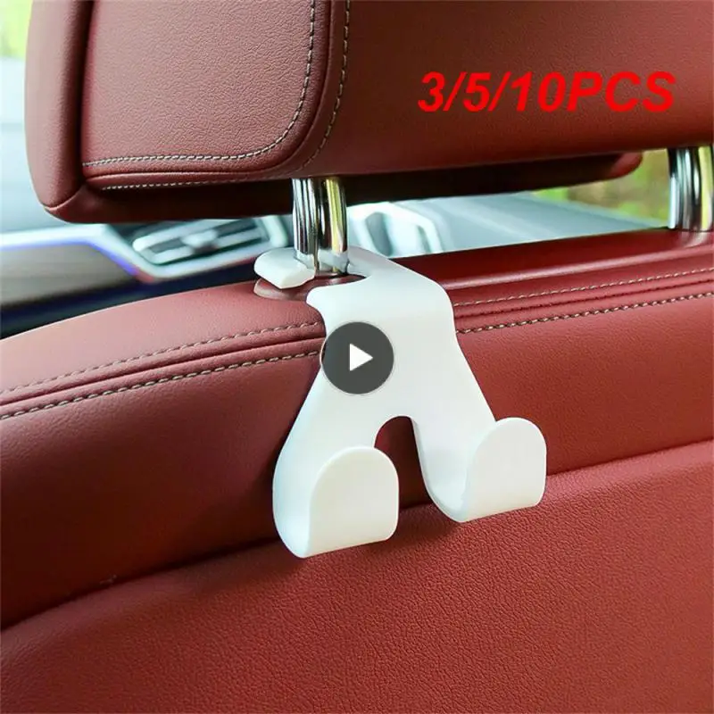 

3/5/10PCS Convenient Travel Phone Holder Hook Creative Portable Car Hook Multinational Durable Car Accessories Safety