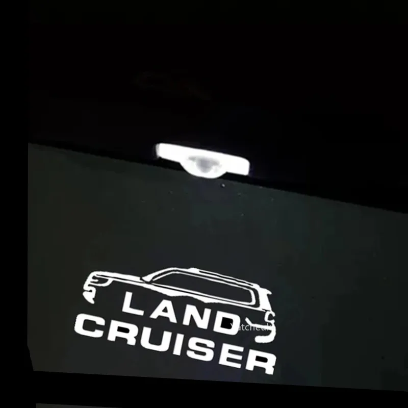 

Светодиодный светильник для дверей автомобиля, проектор, инструмент для показа, аксессуар для Toyota LAND CRUISER 200 Lc200 2007-2010-2013-2016-2019-2021-2023 2X
