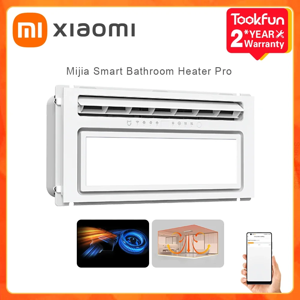 Умный обогреватель для ванной комнаты Mijia Pro с постоянной температурой Bluetooth 2800 Вт