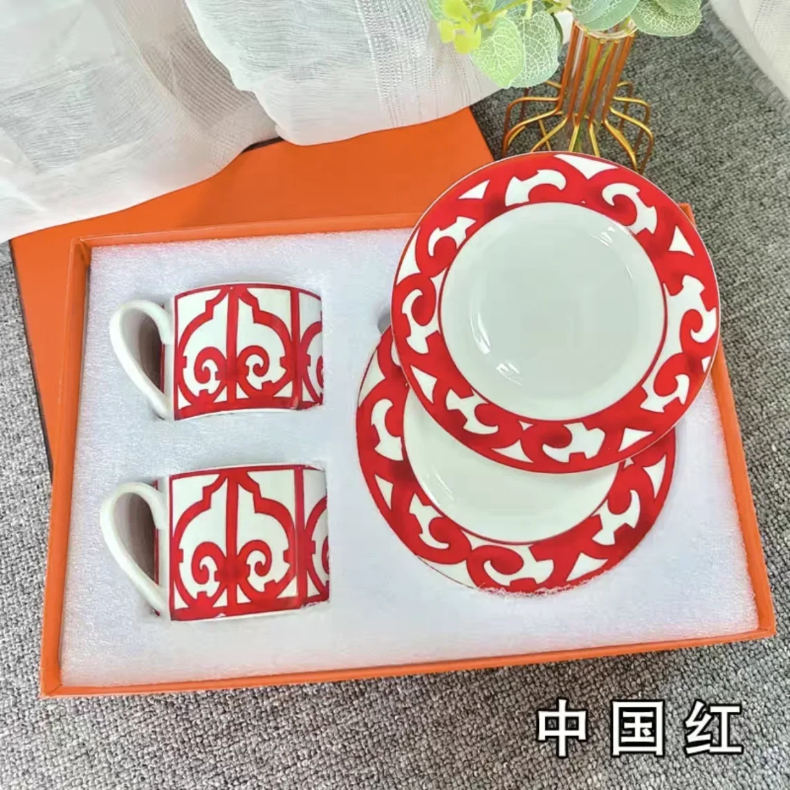 Европейская роскошная кофейная чашка из костяного фарфора английская