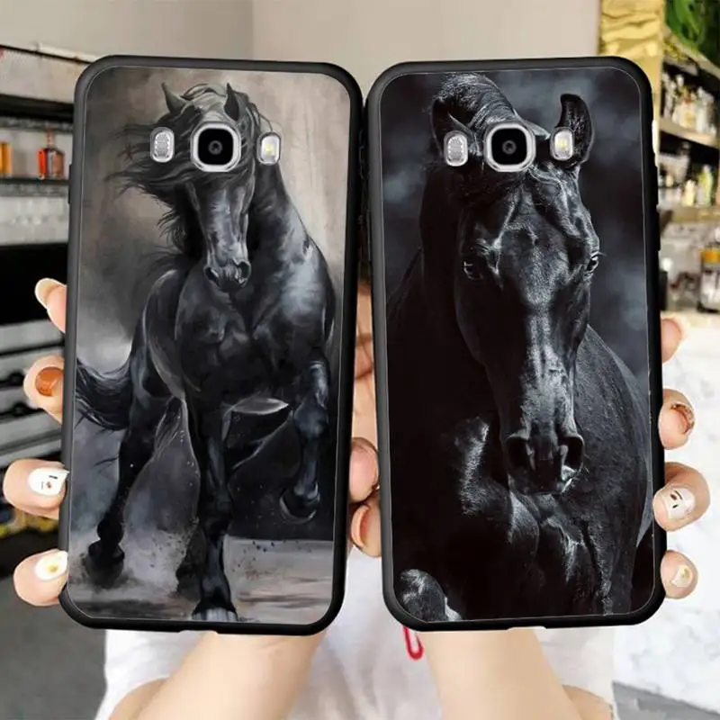 

Horse animal painting pattern Phone Case for Samsung J 2 3 4 5 6 7 8 prime plus 2018 2017 2016 core