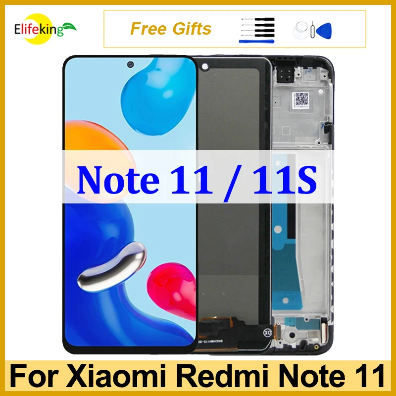 Для Xiaomi Redmi Note 11/Note 11S ЖК-дисплей с сенсорным экраном для 11s 4G 2201117 СГ SI SY SL
