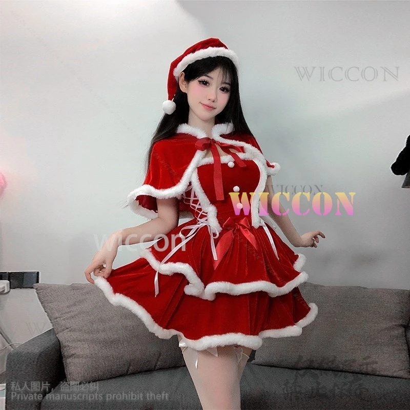 2024 милый Японский Корейский костюм Рождественский косплей кавайное милое платье