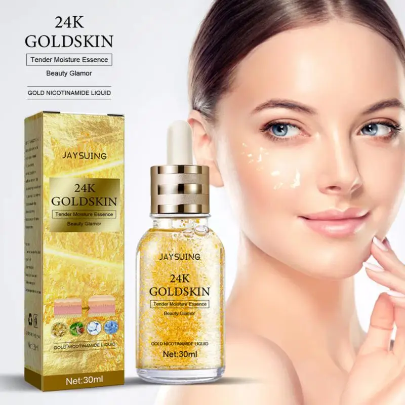 

24K Gold Collagen Serum Gel Anti-aging&Wrinkle Brighten Skin Tone Hyaluronic Acid Moisturizing Skin Care Korean Cosmetic