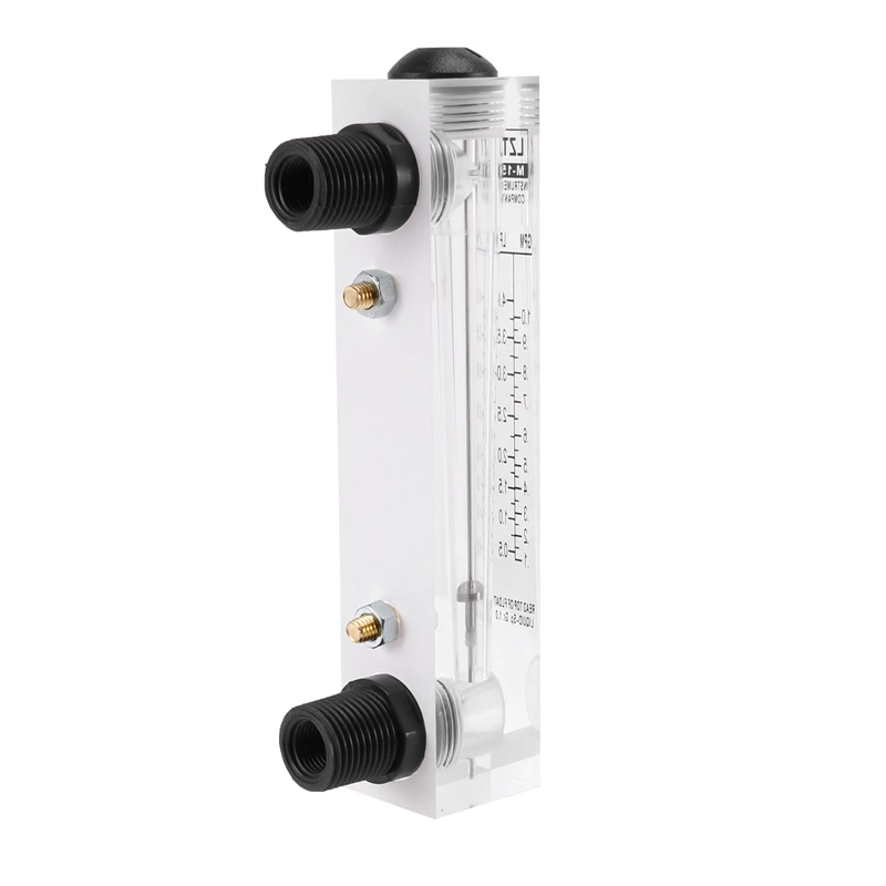 3x черная регулируемая ручка 0 1-1 GPM панель типа расходомера воды LZM-15