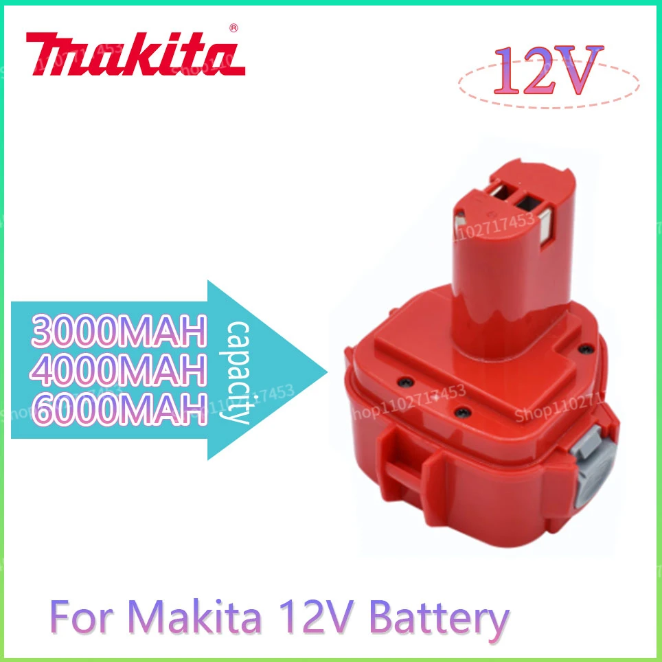 

100% Original Makita 12V 3000mAh/6000mAh Replacement Power Tool Battery for Makita12V Battery PA12 1220 1201 1222 1223 1233 1235