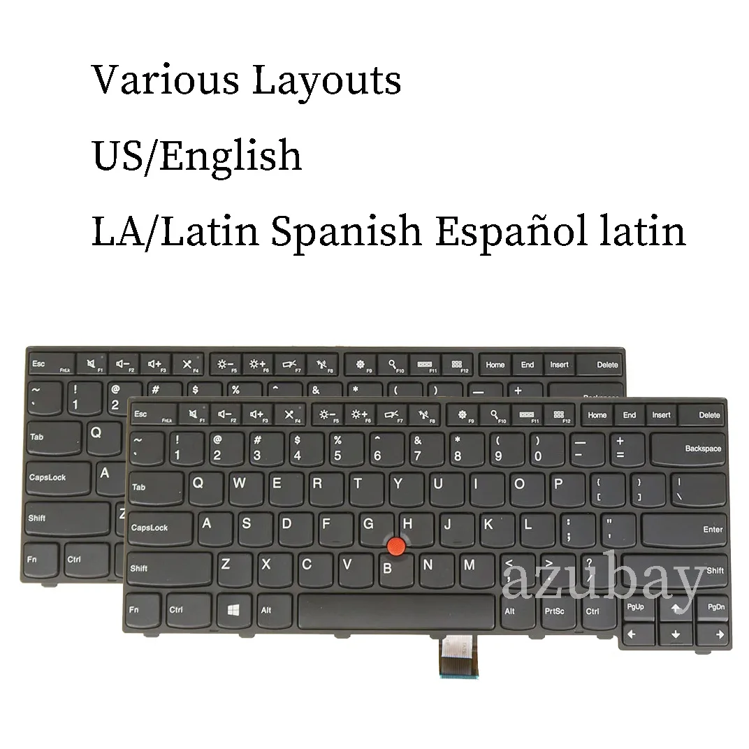 Клавиатура для Thinkpad L440 E431 E440 L450 L460 L470 (20J4 20J5 20JU 20JV) Edge (6277 6886) ( 20C5 ) LA Spanish US