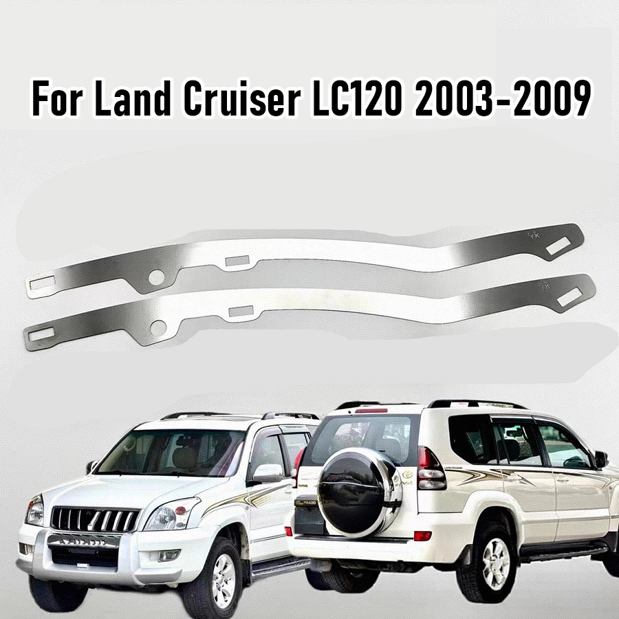 Фото Металлическая пластина-фиксатор Wooeight 2X для ремонта переднего бампера Toyota Land Cruiser LC120 Prado LC150, усиленный кронштейн из нержавеющей стали №2