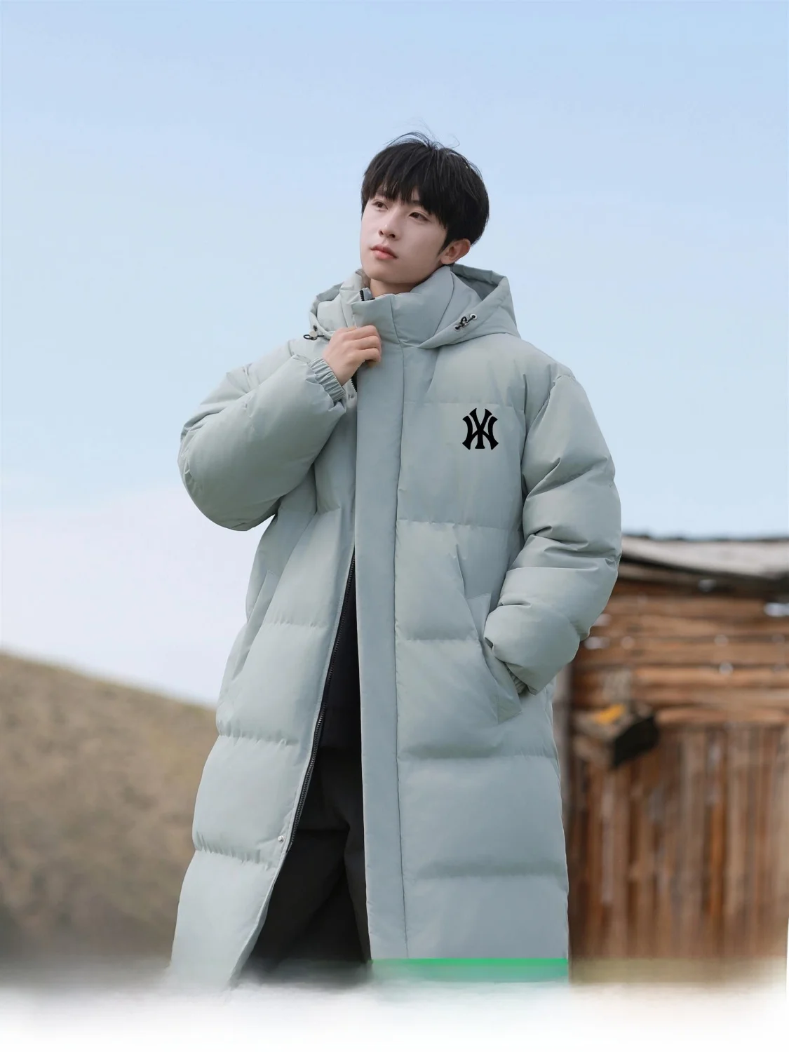 Теплая куртка на хлопковой подкладке NY-WM осенне-зимнее утепленное пуховое пальто