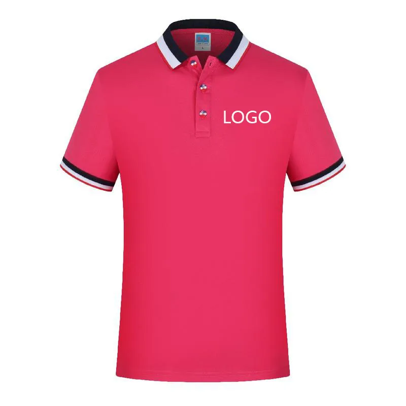 

Новинка 016, мужская рубашка-поло с коротким рукавом и логотипом на заказ