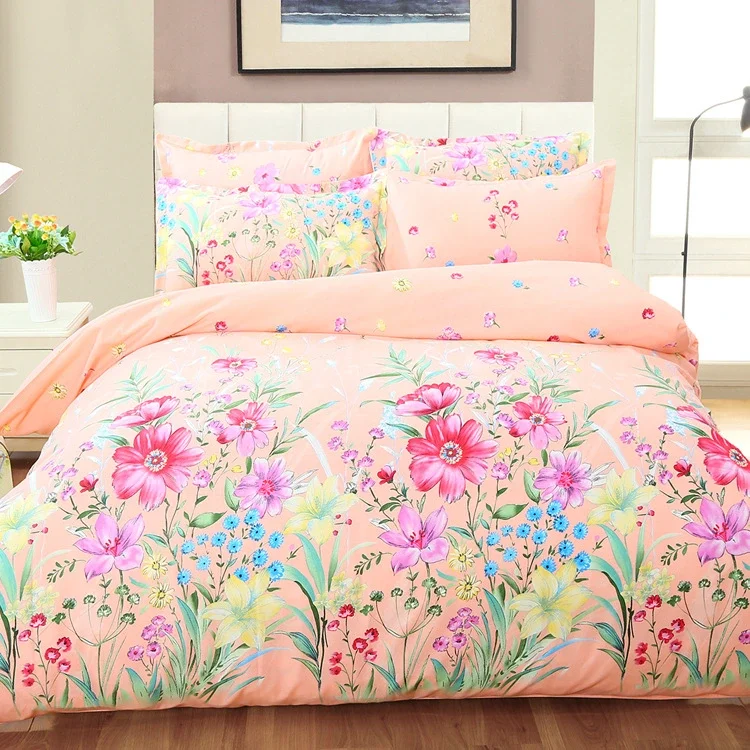 

Plant cotton four-piece bedding