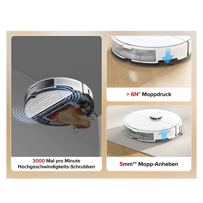 2 шт. текстурированные аксессуары для робота-пылесоса Roborock S8