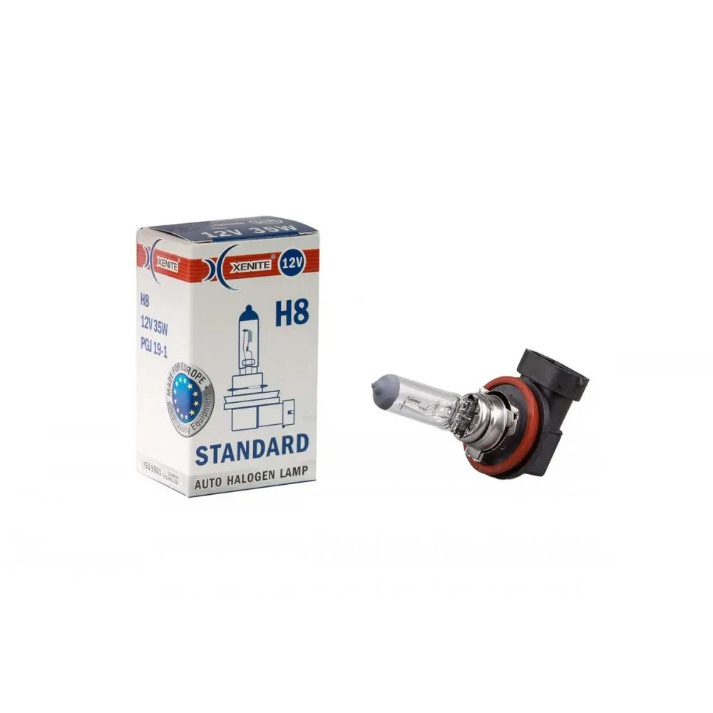 XENITE STANDARD H8 (PGJ19 1) Упаковка 1 шт. (1007015)|Лампы для автомобильных фар (галогенные)| |