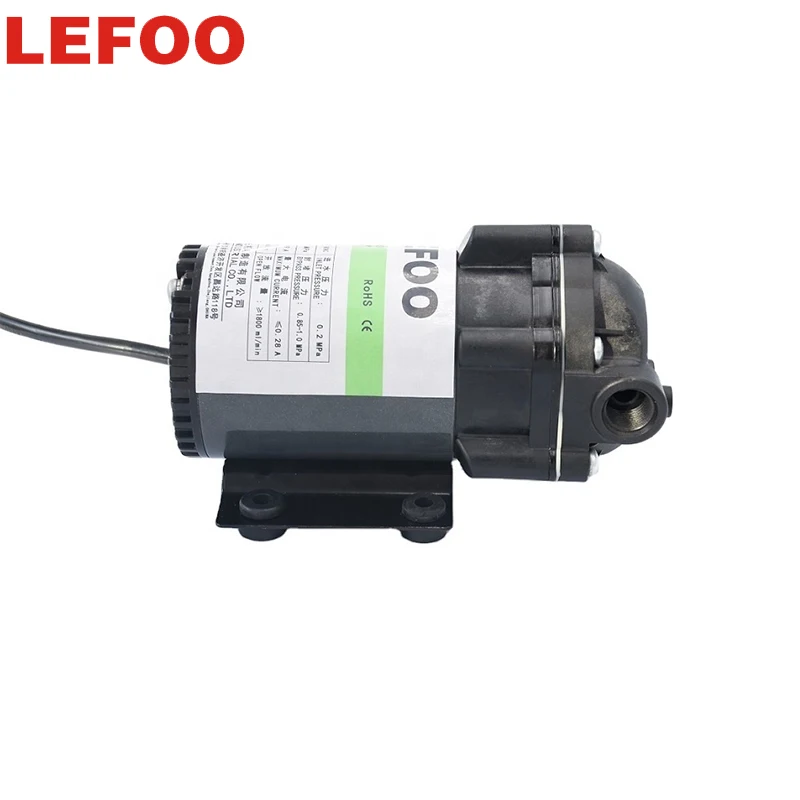 

LEFOO 75 GPD RO Booster Pump 115VAC 0.5Mpa Pressure Output RO Diaphragm Pump for Water Purification System