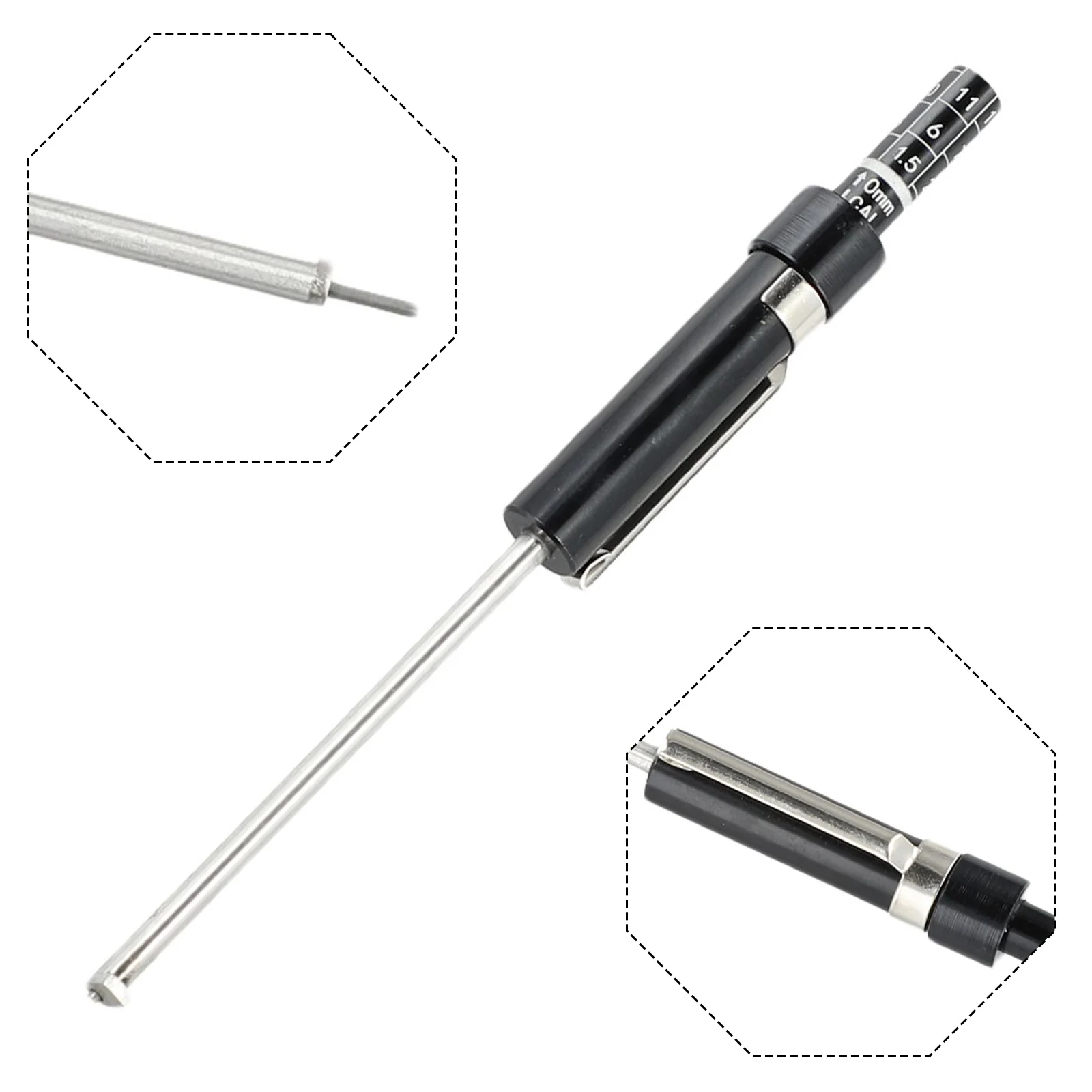 Масштабная ручка измеритель толщины для тормозных колодок измерительный