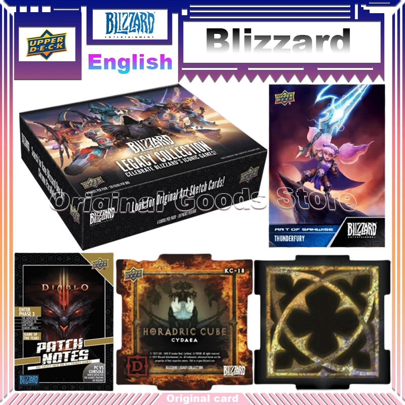 Оригинальная коллекция Blizzard Legacy Upper Deck 2023 знаменитость культовых игр