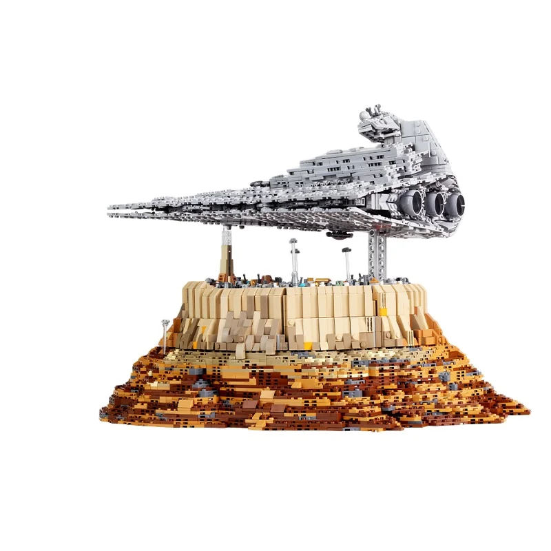 

18916 wars on star toys Destroyer cruise ship The Empire Over Jedha city model sets Building block brick toys 21007