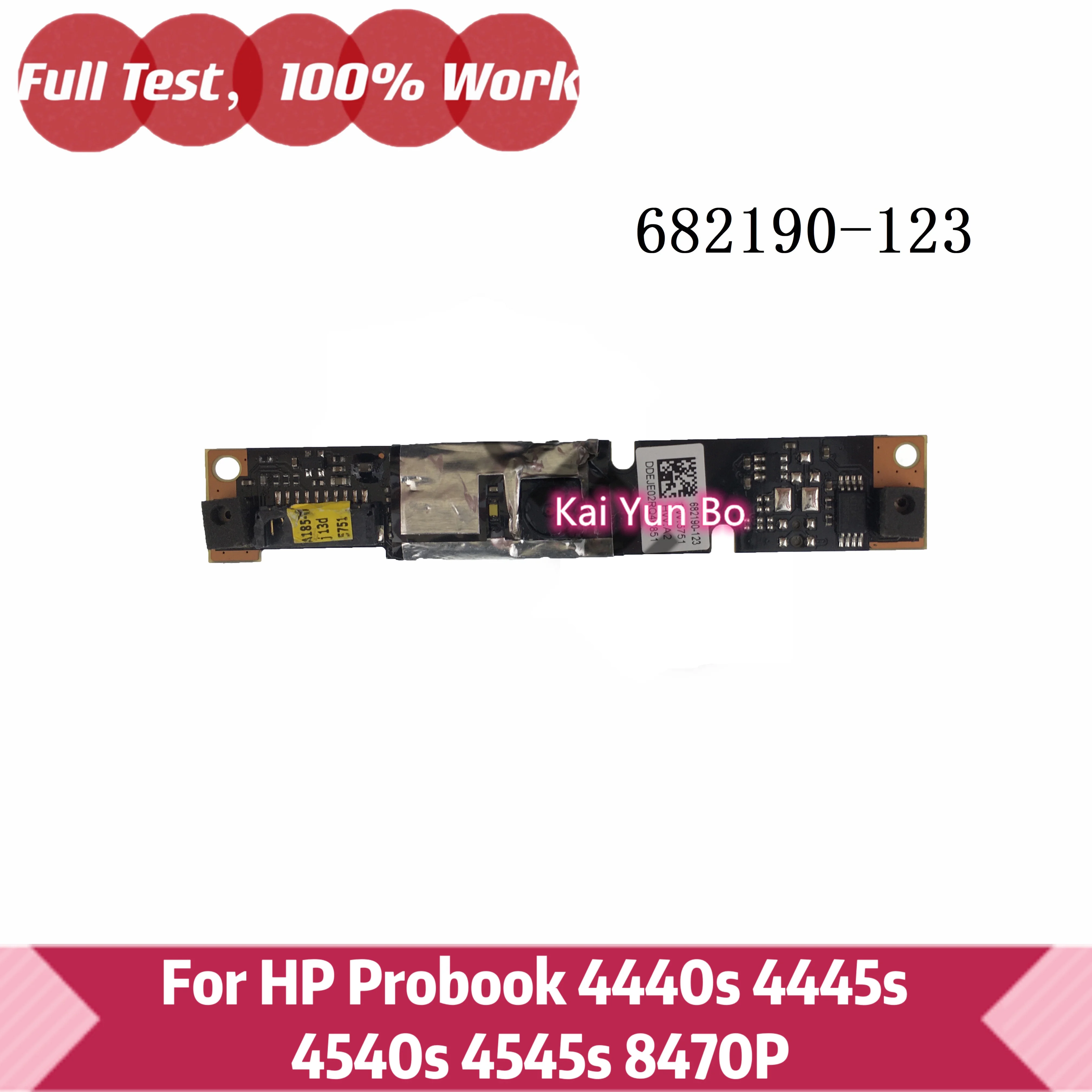 

HP Probook 4440s 4445s 4540s 4545s 8470P модуль платы веб-камеры ноутбука передний подлинный 682190-123