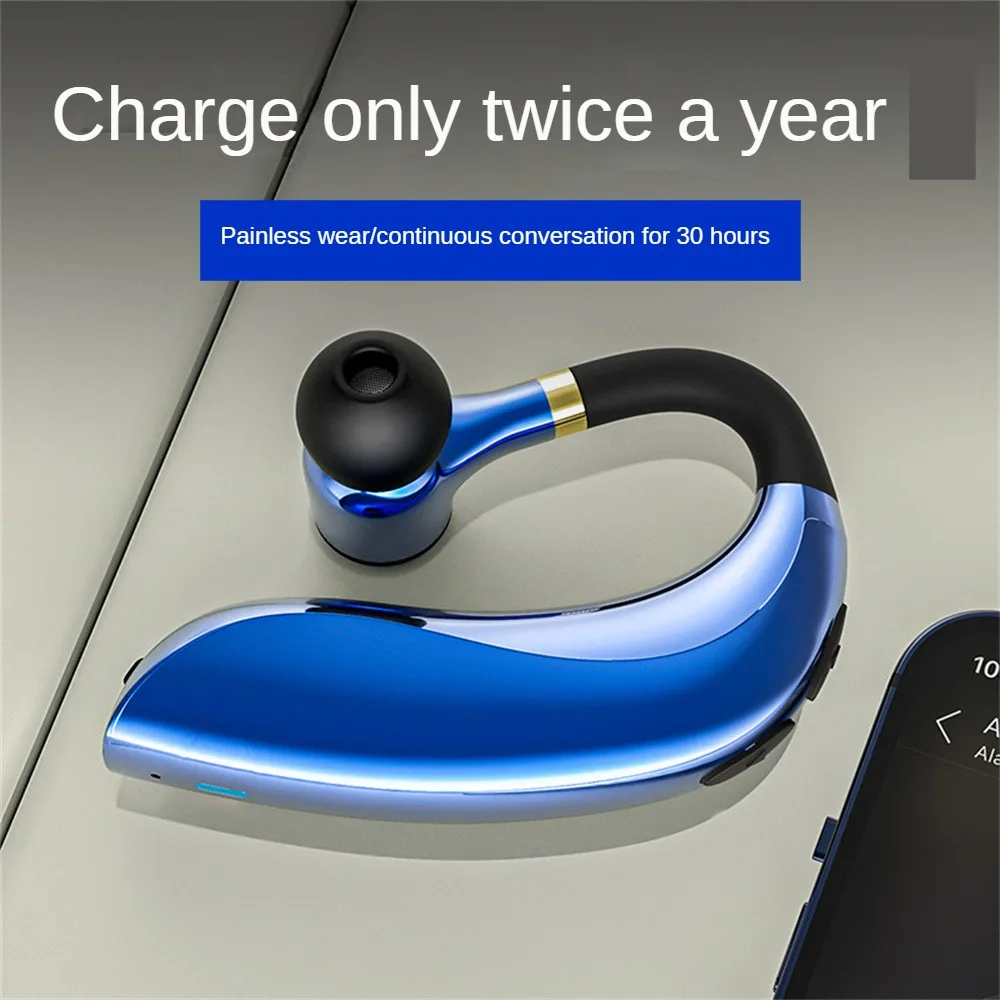

With Charging Bin Wireless bluetooth-compatible Headset Clear Communication Xy-008 Hanging Ear Headset Single Ear Bone Headset