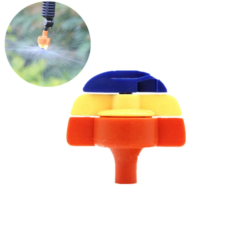 

100pcs 360Degree Rotary Hanging Micro Sprinkler Greenhouse Rotating Nozzle Water Saving Flower Watering Micro Irrigation