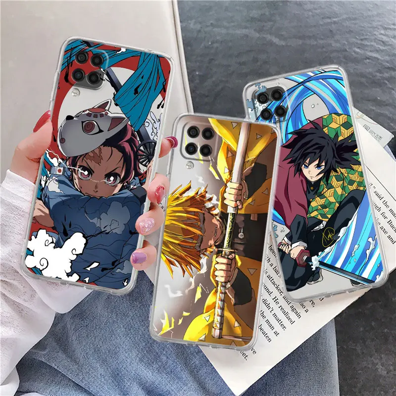 

Case For Samsung Galaxy A52 A12 A51 A71 A32 A21s A22 A53 A23 A13 A03 A02 A41 A33 A11 A72 A73 Phone Cove Anime Demon Slayer