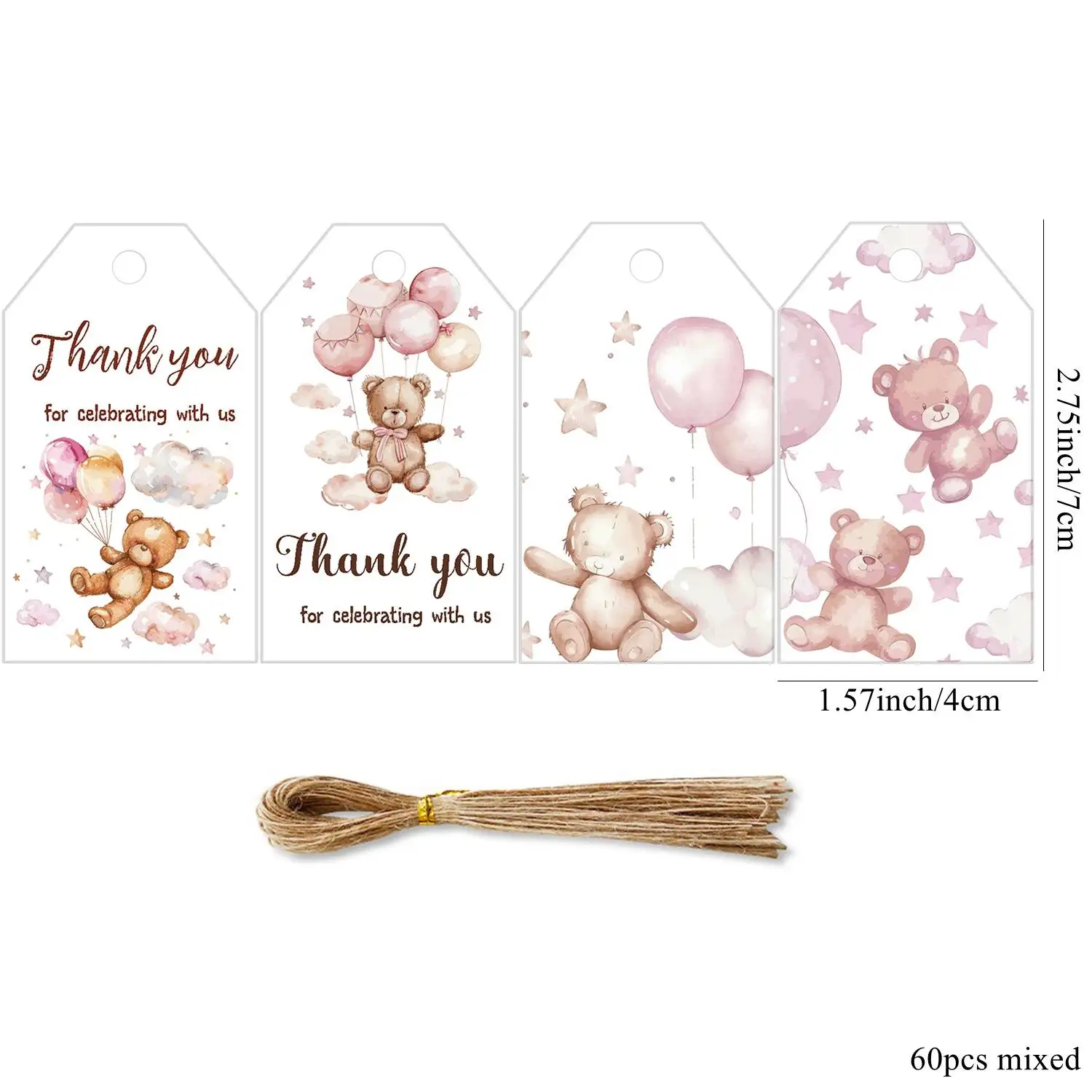 

Бумажные бирки для подарков Partism