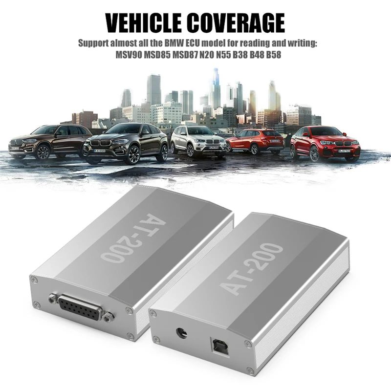 ECU Программатор AT-200 AT200 V1.8.0 с поддержкой MSV90 MSD85 MSD87 B48