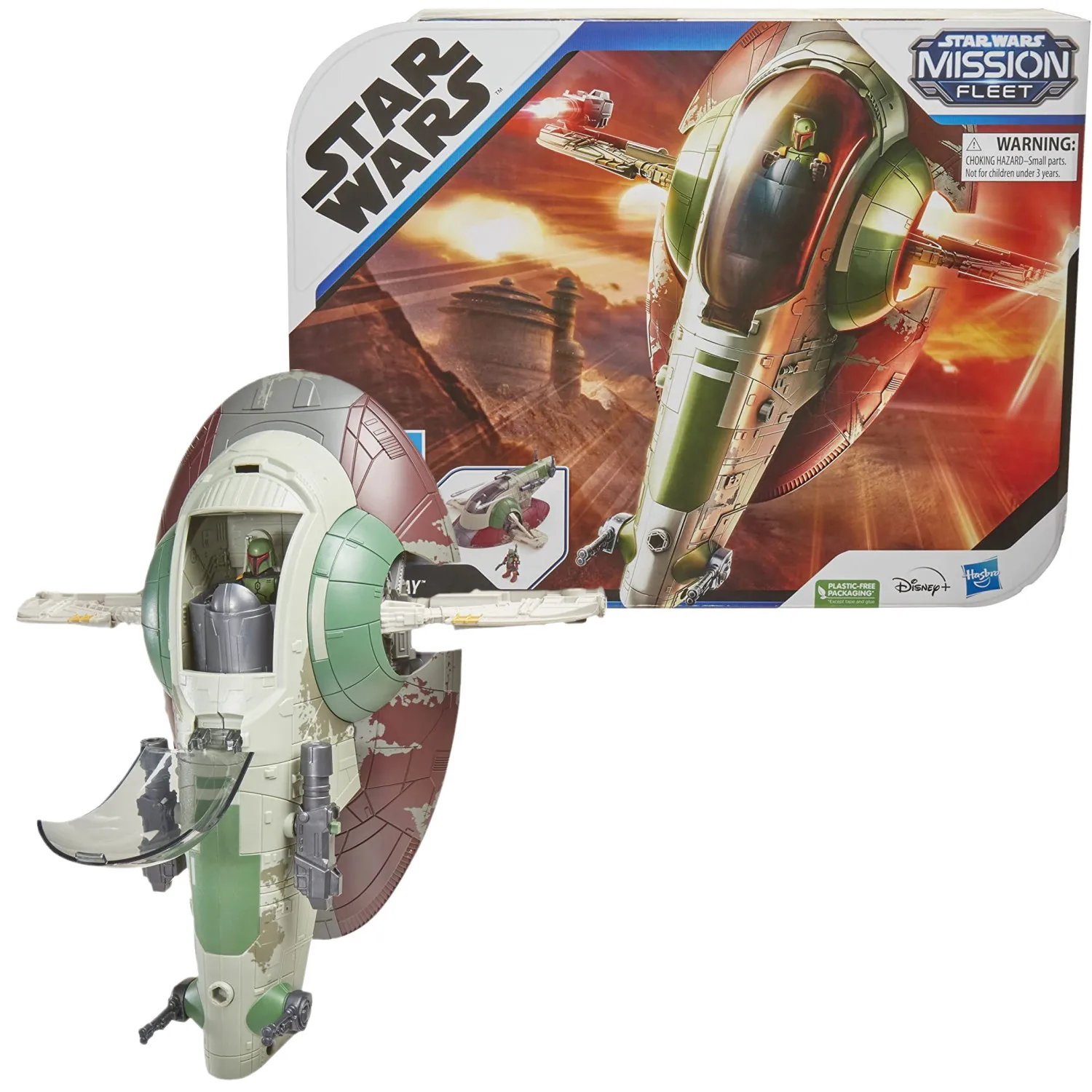 

Hasbro Star Wars Mission Fleet Starship Skirmish 2.5 Inch Boba Fett Action Figure and Starship Vehicle Toys Collectible Model