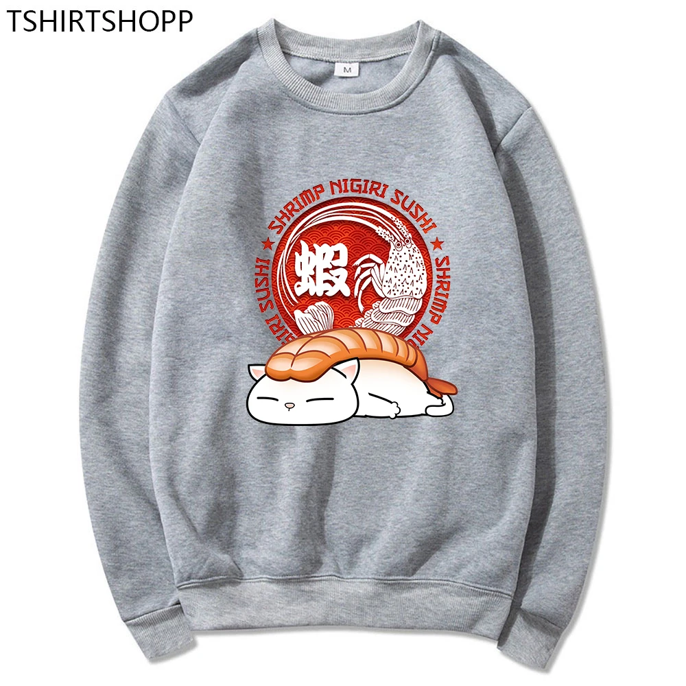 Толстовка женская оверсайз с капюшоном и круглым вырезом в стиле Харадзюку |