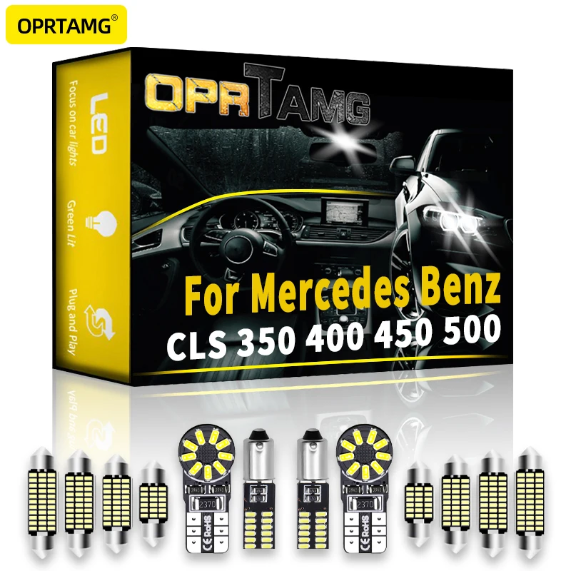 

OPRTAMG Canbus для Mercedes Benz CLS 350 400 450 500 2006 сигнасветильник внутренние лампы 2007 2008 2009 2010 2011-2022 автомобильные товары