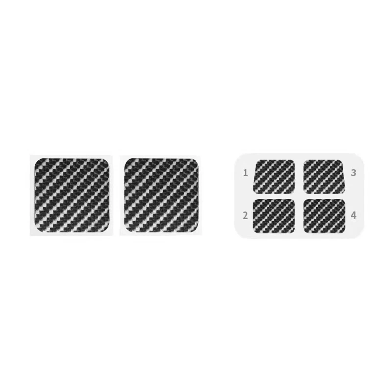 6Pack Wear-resistant Trackpad Sticker Skin Cover for Steam Deck Controller Grip Covers Game Controller Skin Accessories 95AF