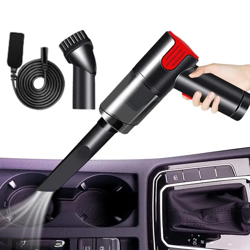 

Car Vacuum Portable 9000Pa Vacuum Cleaner Wet Dry Use Travel Vacuum With Long Runtime For Home And Car Carpet Stairs Pet Hair