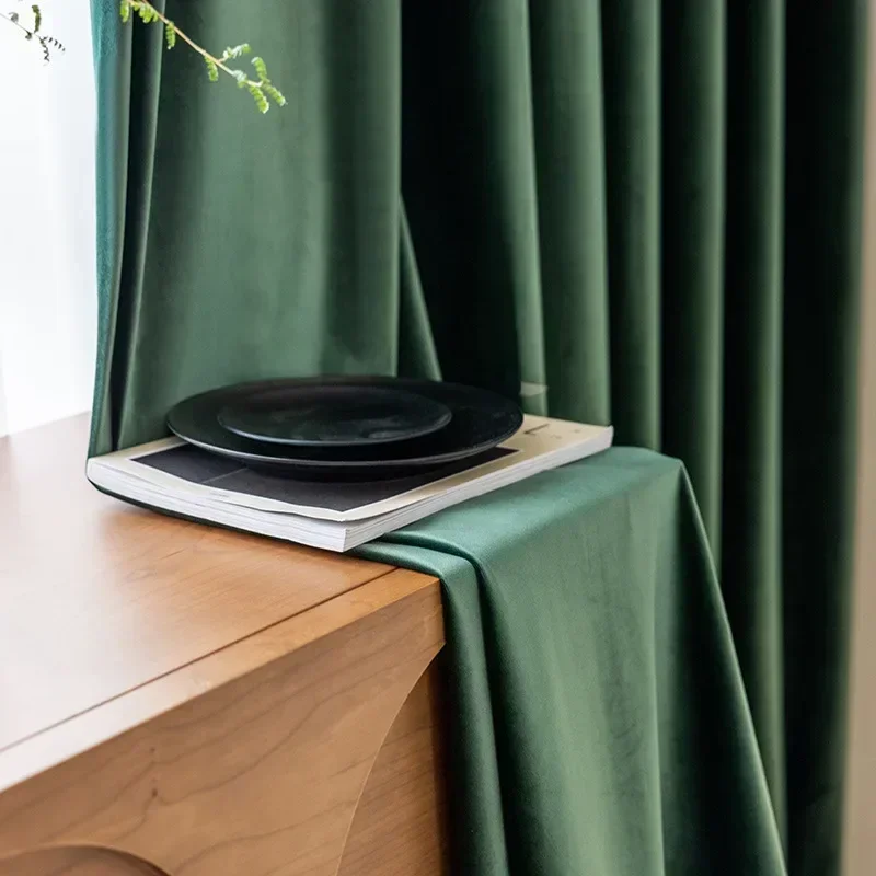 Европейские Ретро Плотные Шторы Из Королевского Бархата В Американском Стиле