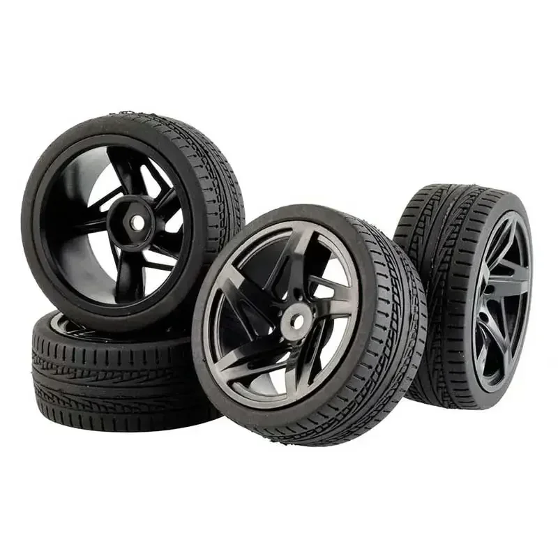 64 мм 1/10 RC Racing Car Шины для дорожного туризма и дрифта Автомобильные шины Tamiya TT01 TT02