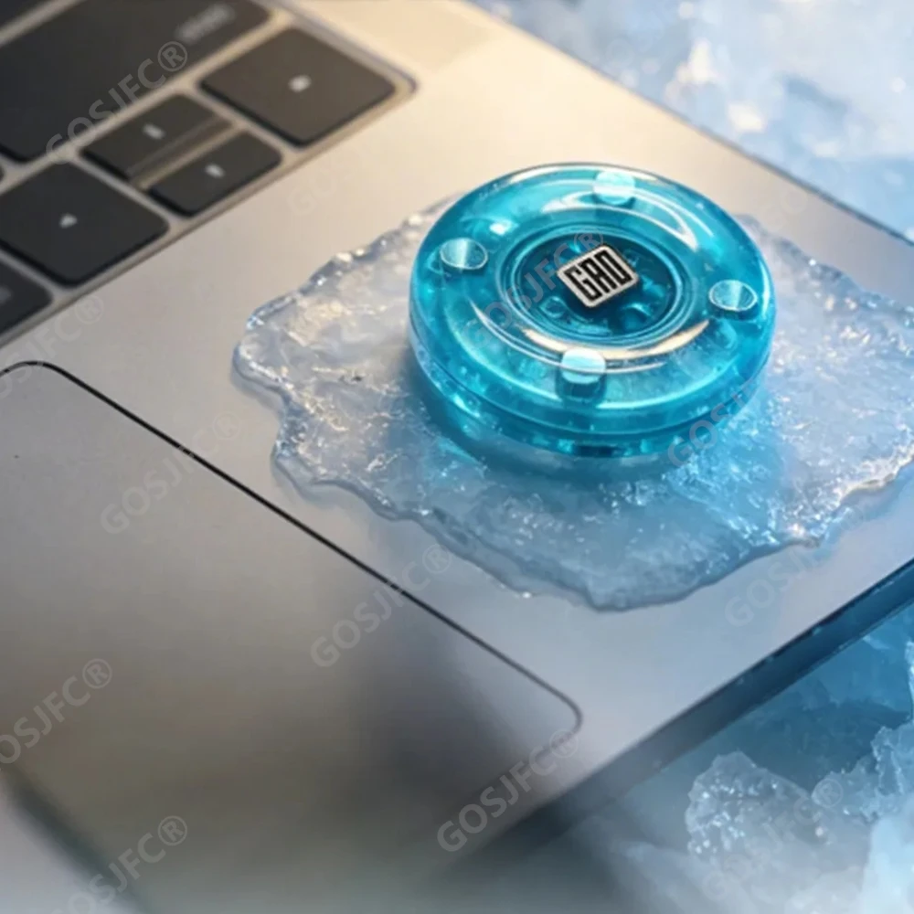 Фото GAO STUDIO MADA DON Ice Blue Haptic Coin: Игрушка-антистресс для взрослых, оригинальный дизайн, для снятия тревоги №5