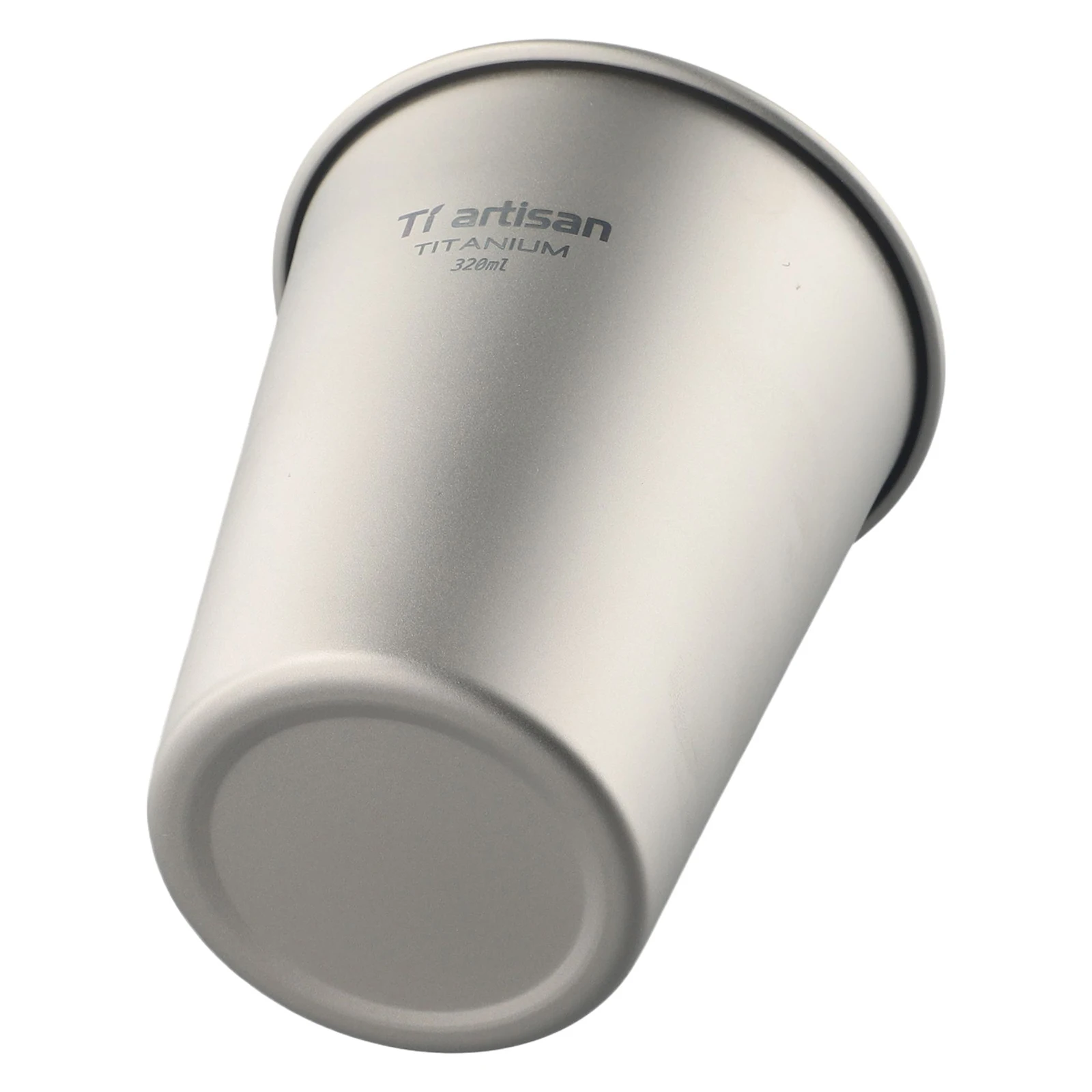 

Titanium Beer Cup Mug, 320ml Tea Cup Mug for Camping Hiking, Acid and Alkali Resistant, Stackable Storage Design