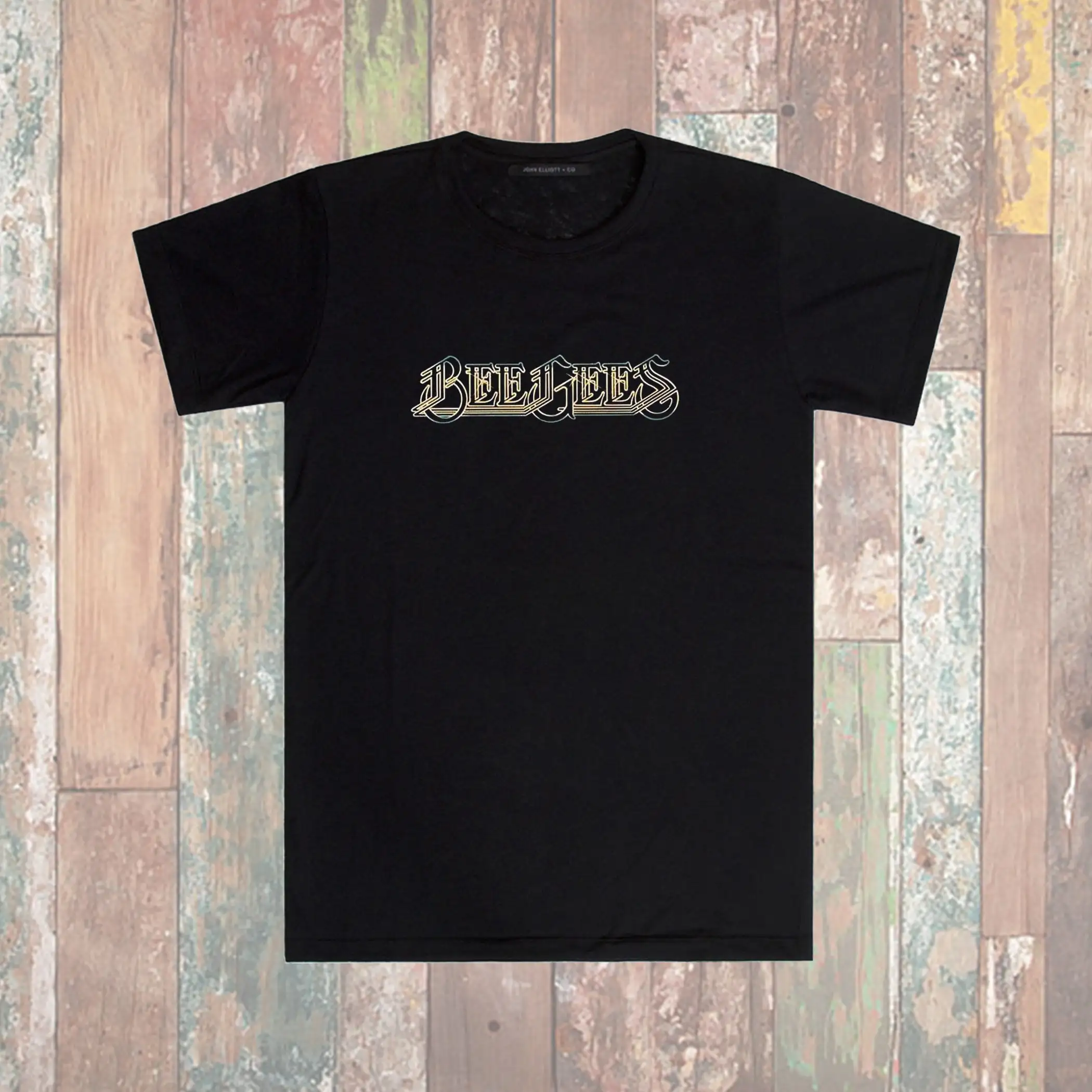 Футболка в стиле ретро с пчелами и Gees, футболки с золотыми буквами