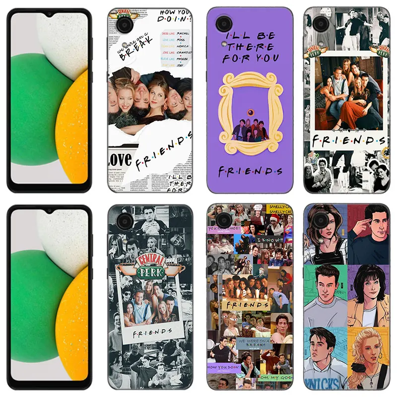 

Friends Tv Show Phone Case For Samsung Galaxy A01 A03 Core A02 A04 A20 E A10 A30 A50 S A40 A41 A6 A8 Plus A5 A7 A9 Black Cover