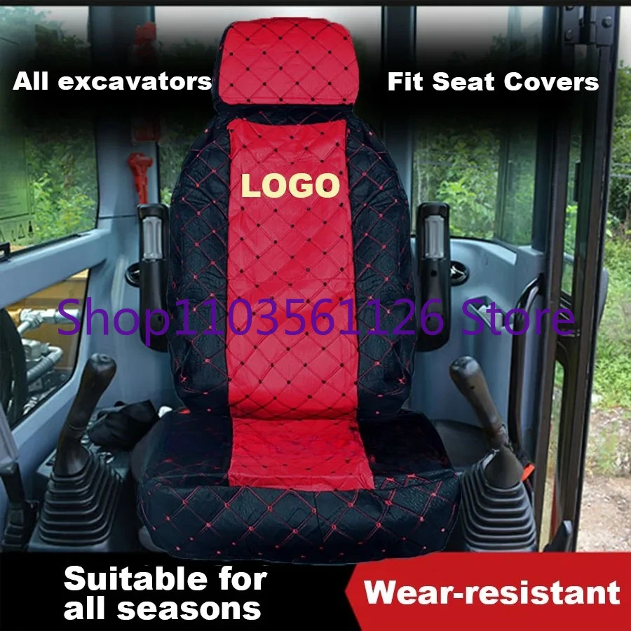 

Для Doosan CAT Hitachi Kobelco Sany Hyundai Liugong Komatsu Xcmg Volvo Sdlg kato kubota sumitomo чехол на сиденье экскаватора F0002