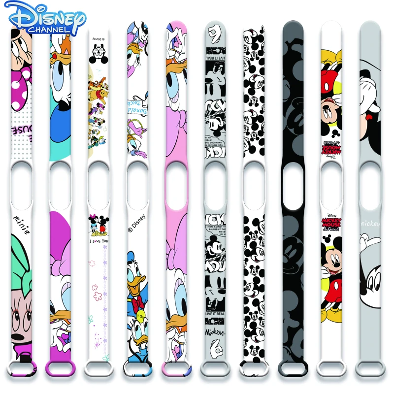 

Disney Mickey Cartoon Strap For Xiaomi Mi Band 6 5 43 Silicone Bracelet Sport Wrist Replacement Strap Soft Wristband Accessories
