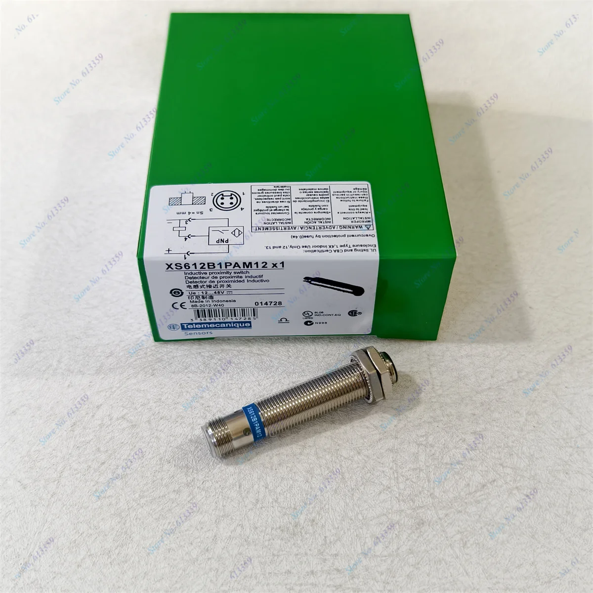 Новый индуктивный датчик приближения Schneider XS612B1NAM12 / XS612B1PAM12