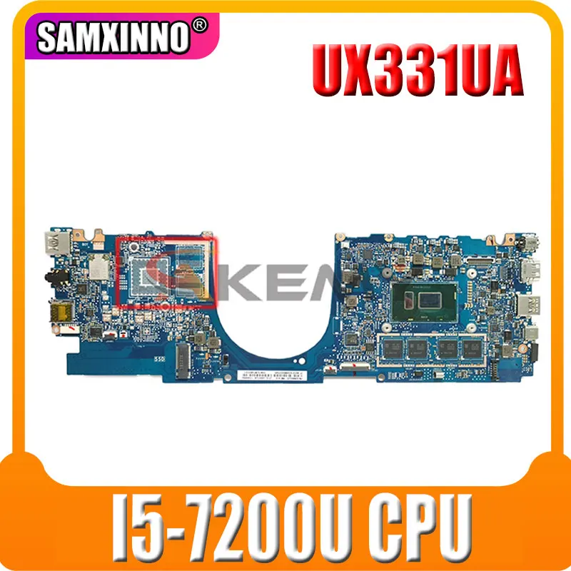 

UX331UA original motherboard for ASUS UX331UA UX331UAL UX331UN UX331U U3300U mainboard I5-7200U CPU