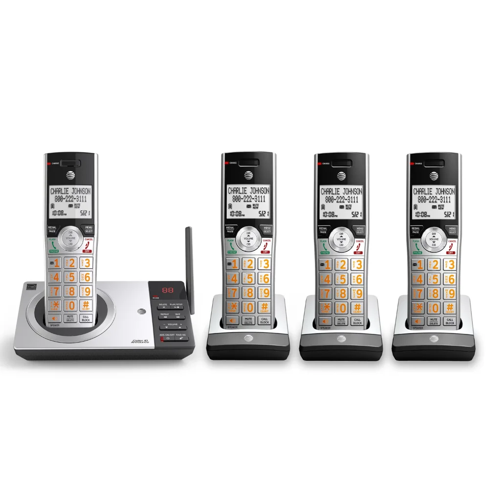 CL82407 4 Handset Answering System with Smart Call Blocker