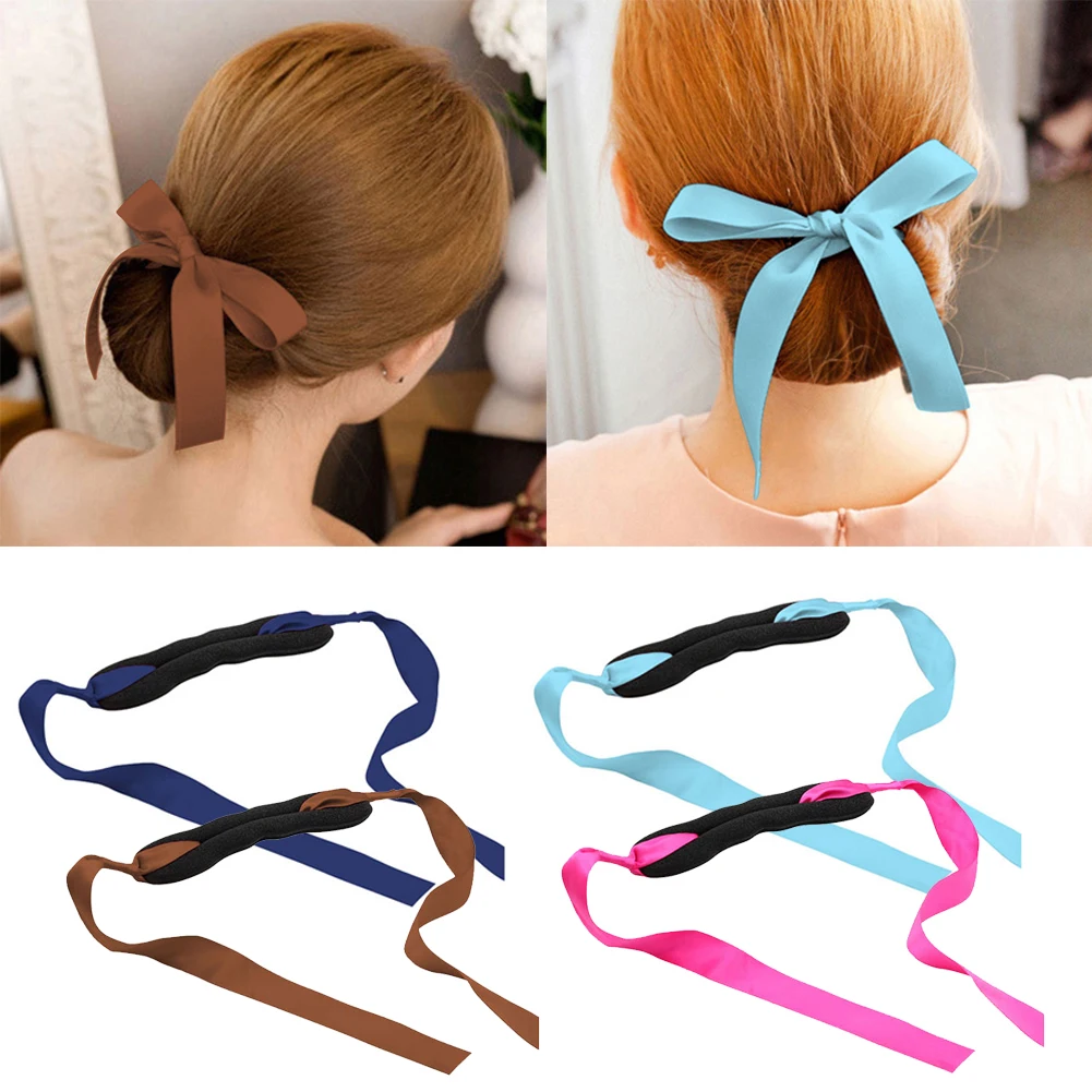 

Knotted Deft Bun Fashion Hair Bands Sponge Headband Braider Former Maker DIY Hair Accessories for Girls Women Salon Fashion