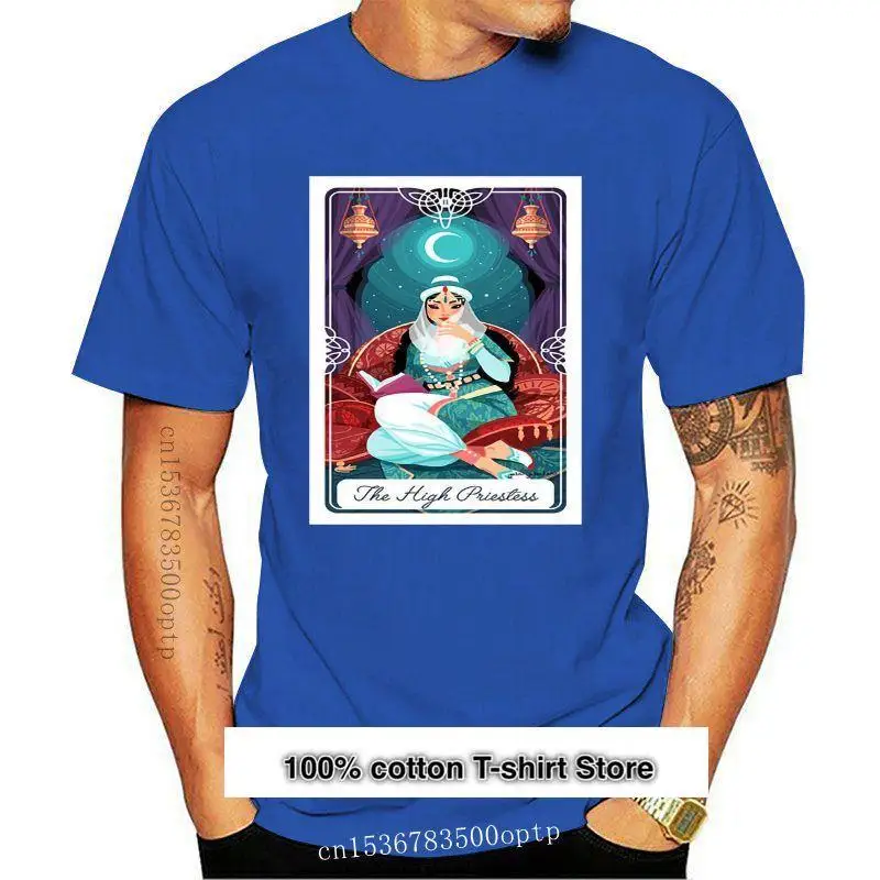 

Camiseta de Tarot de alta calidad para hombre y mujer, camisa con logotipo artístico, negra, fresca, informal, orgullo, Unisex