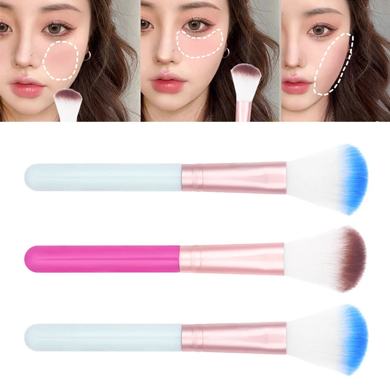 

Durable Powder Brush Soft Comfortable Blusher Brush Skin Friendly Foundation Brush Multifunctional Makeup Brush Beauty Tools