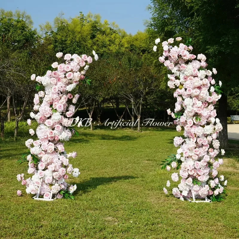 Искусственный Свадебный Цветочный свод DKB 1 9-1 8 м Цветочная композиция розовая