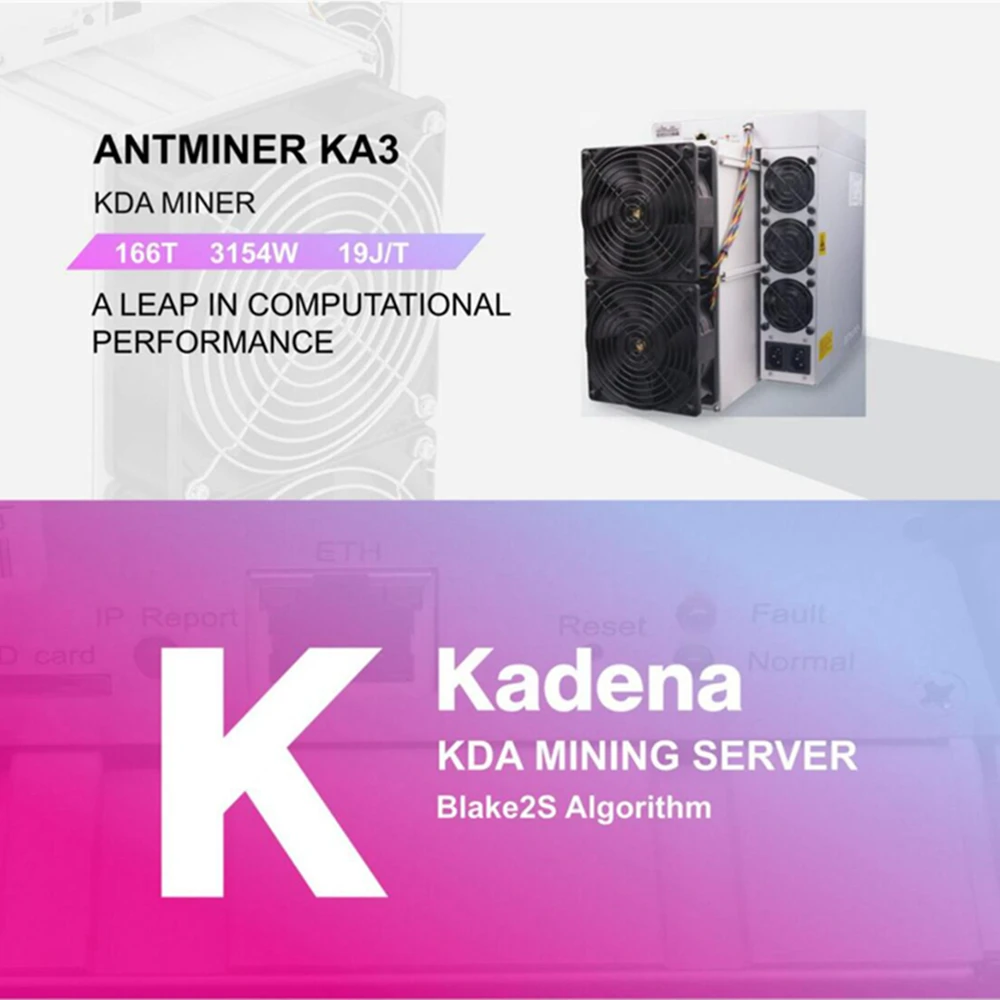 Рисунок 2 - Майнер Bitmain KDA Antminer KA3 166T 3154 Вт