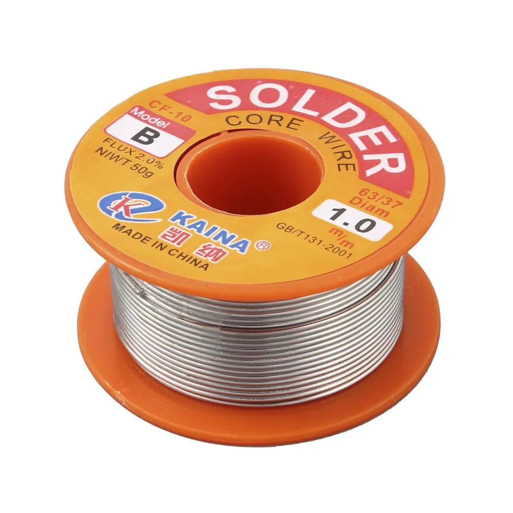 

Drop ship Excellent top quality 45FT Tin Lead Line Rosin Core Flux Solder Soldering Welding Iron Wire Reel Hot Selling