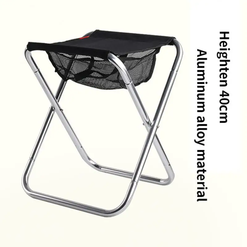 

Durable Portable Bench Chair Alloy Fishing Stool Outdoor Stool Tent Maza Small Prevents Rust Camping Chair Convenient Storage
